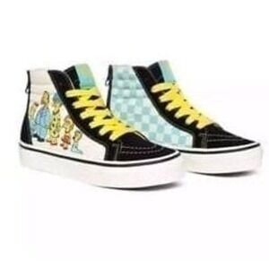 Vans Sneakers x‎ Simpsons 1987-2020 Family Portrait Sk8-Hi Zip Toddler 5.5T New